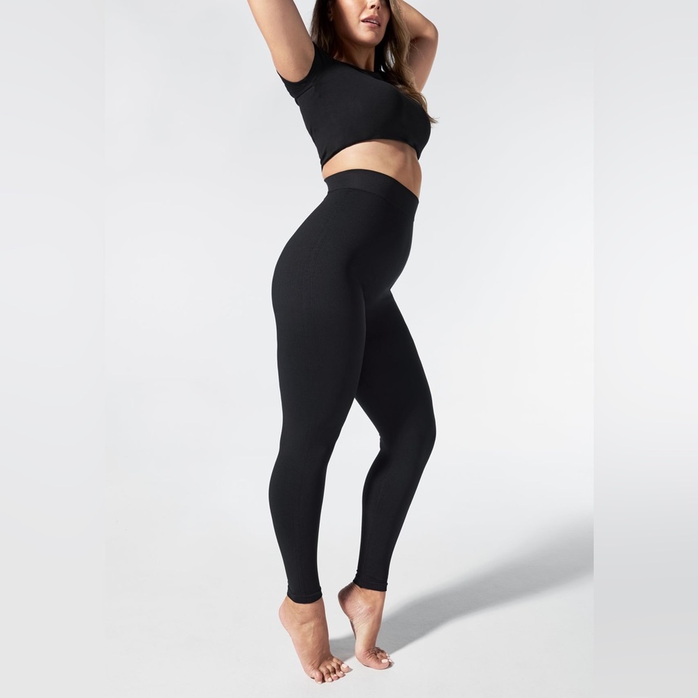 BLANQI super highwaist postpartum leggings in black, size x-large NWOT